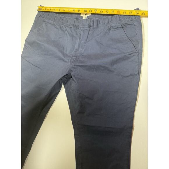 Amazon Aware Casual Men's Elasticated Waist Chino Pant Size XL / 28 Navy Blue - Picture 7 of 14